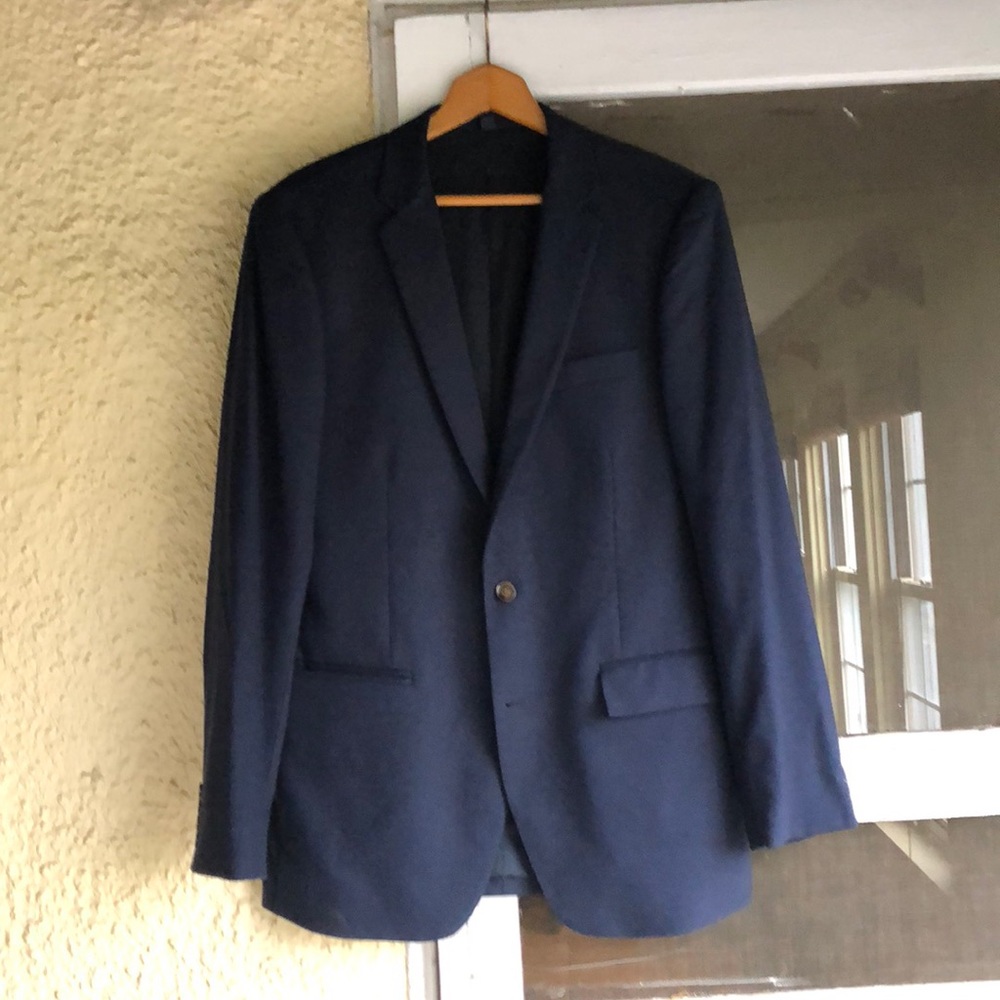 J. Crew Woolly Navy Blue Thompson Blazer